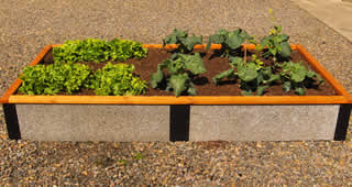 Patio Garden Beds on Concrete or Gravel? Yes! - Durable GreenBed