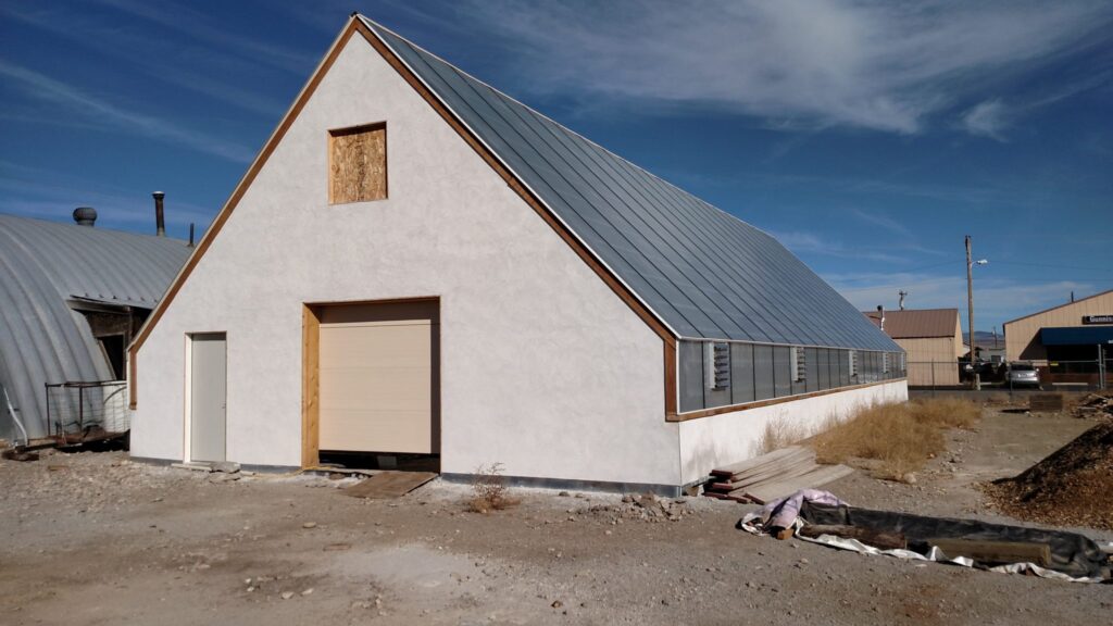 Greenhouse, Faswall, cold climate greenhouse, four-season greenhouse, Gunnison, Colorado
