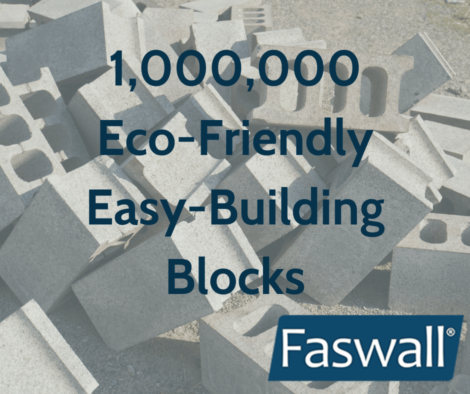 1,000,000 Eco-Friendly Easy-Building Blocks