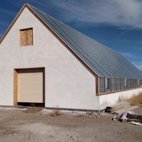 Greenhouse, Faswall, cold climate greenhouse, four-season greenhouse, Gunnison, Colorado
